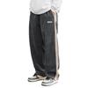 Corduroy Striped High Street Pants Men's Trend Sweatpants Loose Straight Casual Pants