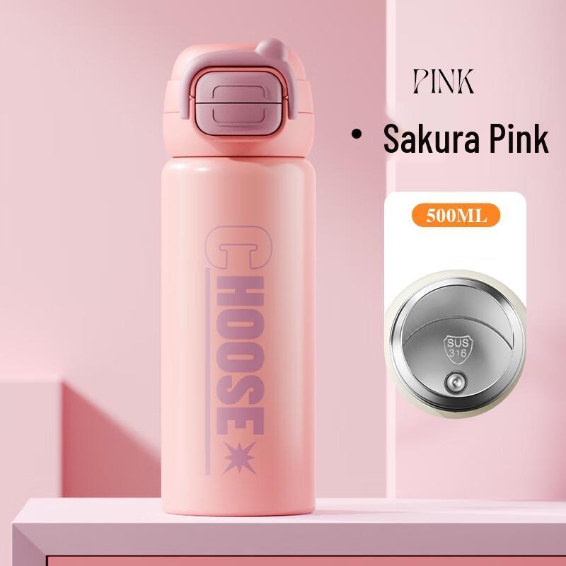 MRSIKEY Women's Smart Insulated Stainless Steel Water Bottle