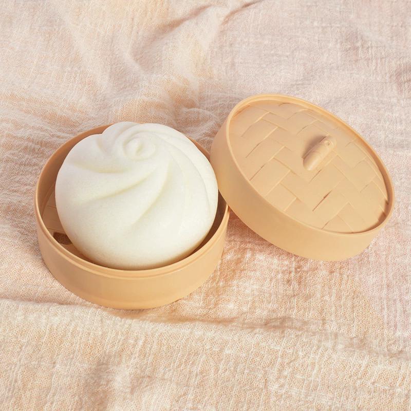 Dumpling Simulated Stress Relieving Buns Release Burger Stress Relieving Slow Rebound Pinch   PU светло-серый
