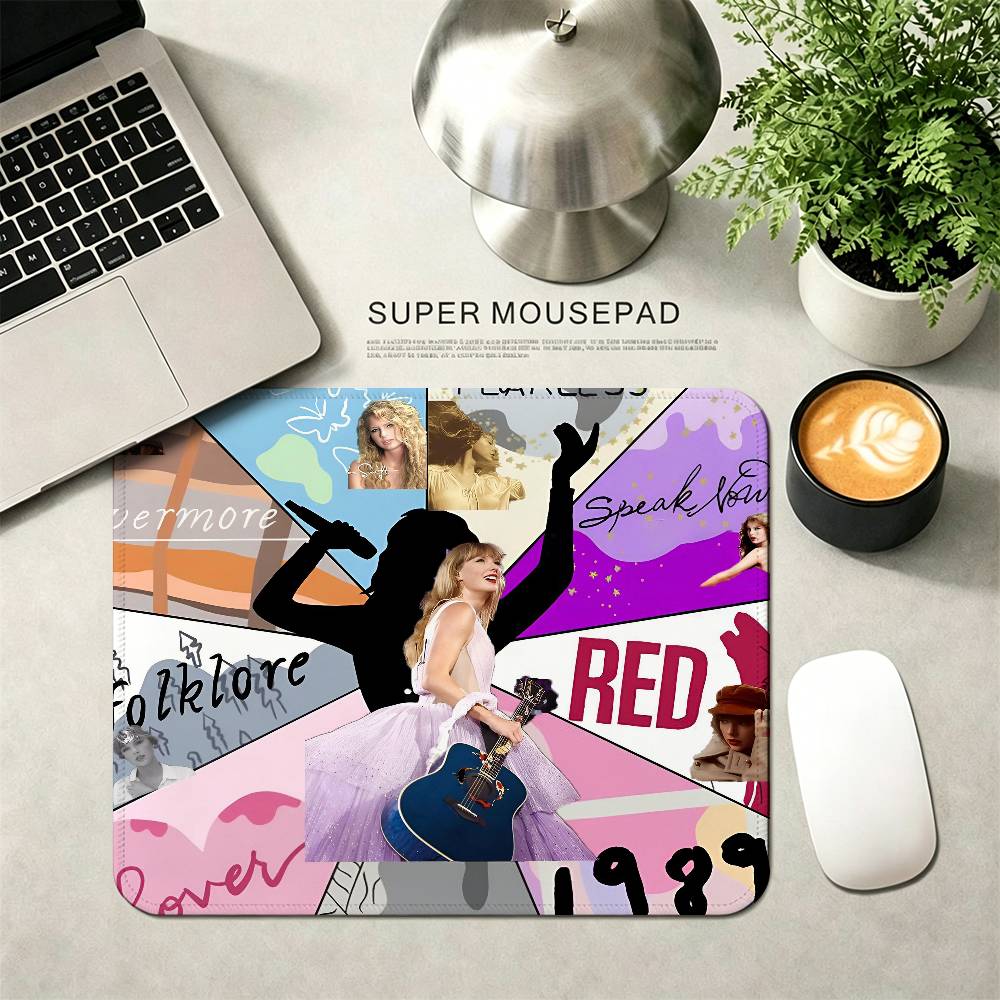 Singer T-Taylor-S-Swift-ES T-TTPD 25x29cm Small Office Student Gaming Thickened Pad Non-slip Cushion Mouse Pad Writing Desk Mats
