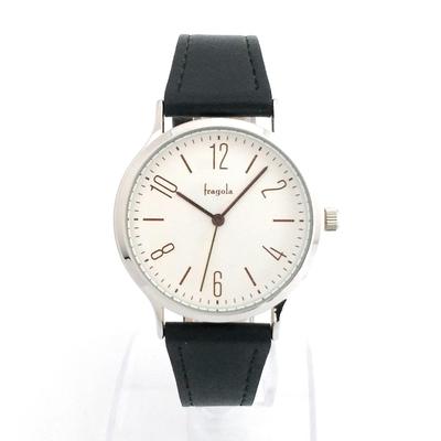 [Follow] Fragola Women's Watch, Sweatproof Strap, 10 ATM Water Resistant, H01121S-1, SVBK, Black