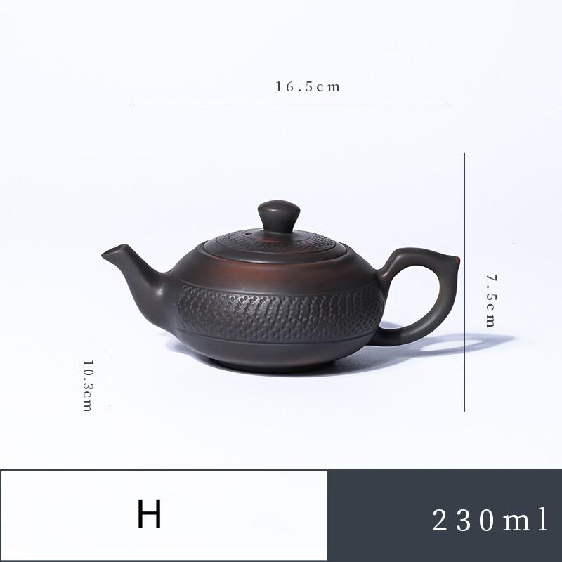 Jianshui Purple Pottery Pot Ceramic Kung Fu Teapot Handmade Teapot Tea Maker Tea Set  Small Teapot Tea Kettle