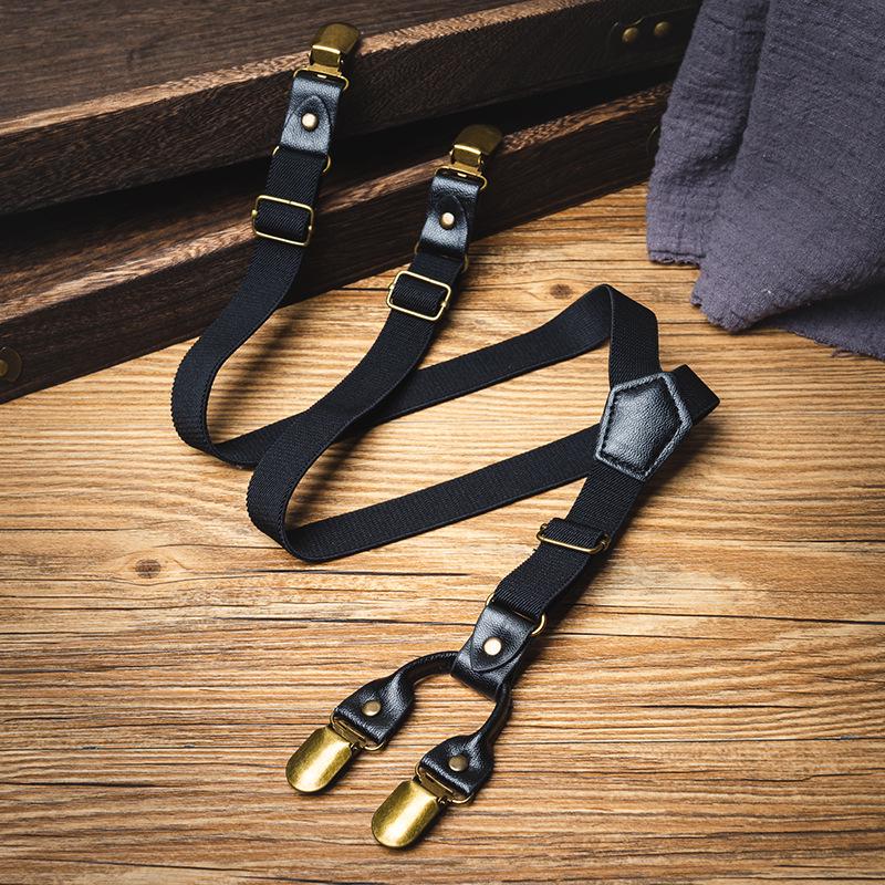 Trendy Unisex Kids Elastic Non-Slip Suspenders