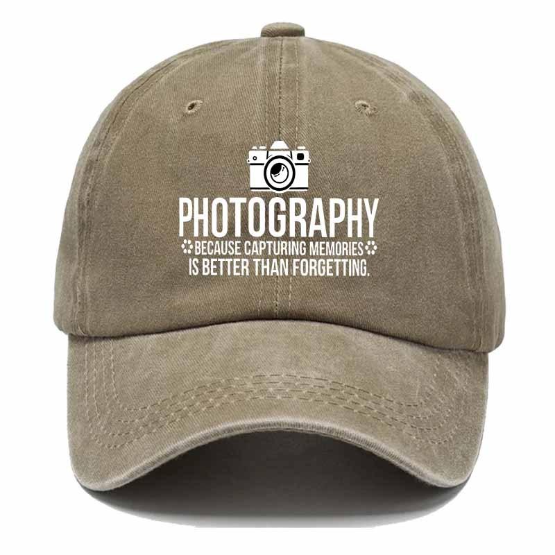 Fotografie Baseballkappe mit weißem Kamera-Design Leichter atmungsaktiver Hut für Reisen Outdoor-Fotografie