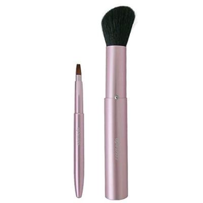 Cosme-do Takumi Kumano Portable Face Cheek Lip Brush Set RSP0809 Pink Japanese Makeup