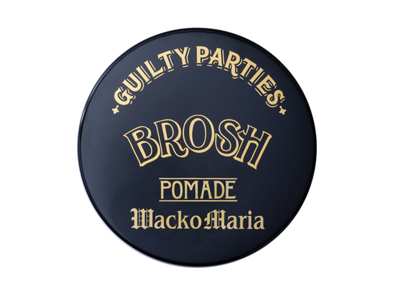 BROSH x WACKO MARIA ПОМАДА 115 г Глянцевый финиш [Лимитированное издание] чёрный