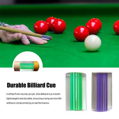 Kulečníkové tágo Ferule Náhradní díl Lehký Akrylový Snooker Kulečníková Hůl Špička Kulečníkový Pool Opravné Příslušenství