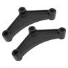2Pcs Trailer Leaf Spring Equalizer with 916in Nylon Bushing Trailer Axle Leaf Spring Equalizer