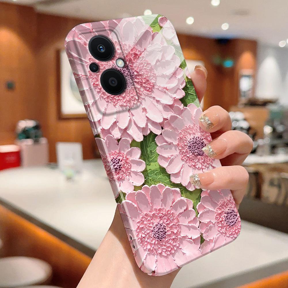 All-inclusive Film Phone Case Cartoon Fashion Design Hard Shell Full Cover Camera Protection Case for OPPO A60 A96 Reno12 Realme C53 C75