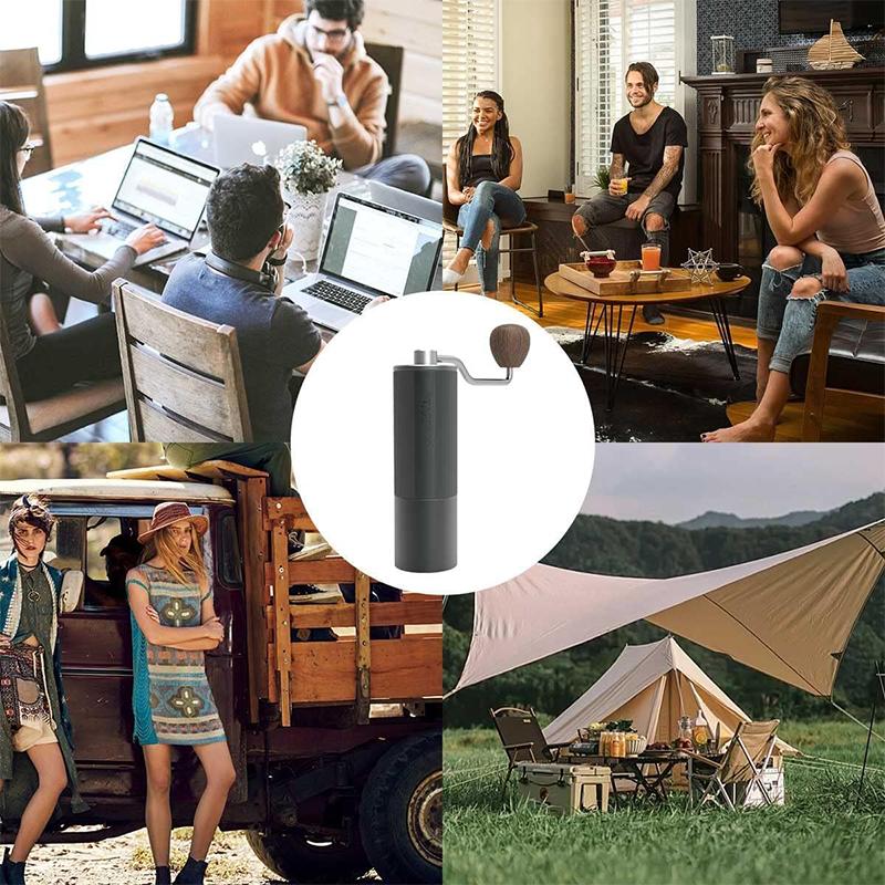 Staresso Manual Coffee Grinder,Stainless Steel Hand Coffee Bean,Maker Grinder for Drip Coffee,Espresso,French Press,Turkish Coffee D6