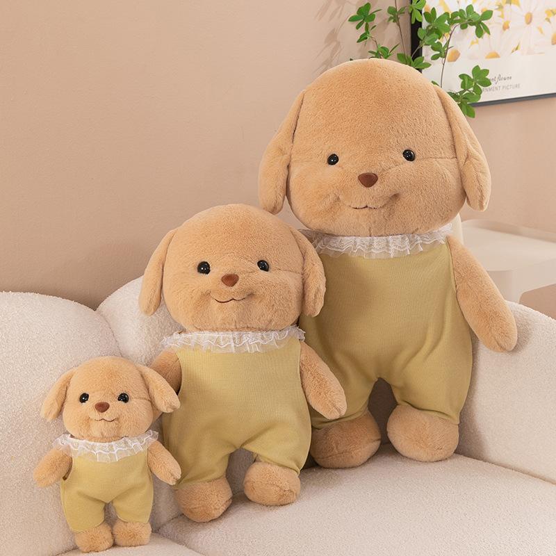 28CM Cute Poodle Doll Plush Cute Senbel Baby Sleeping Gift Girls Birthday Gift Puppy Plush Doll Children's Christmas Gift