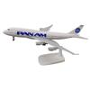 20cm Boeing 747 B747 PAN AM Diecast Airplane Model USA Air Pan American World Airways Alloy Metal Aircraft Plane W Wheels