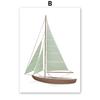 Sailboat Rocket Hot Air Balloon Plane Train Car Wall Art Nordic Posters Painting Cartoon Pictures Kids Room Decor Canvas Prints