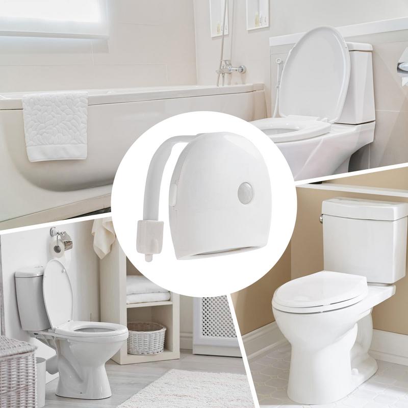 Toilet Light Motion Sensor Activated Toilet Bowl Light Automatic Home & Garden Supplies For Kids Elderly Guests Travel Restroom
