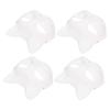 10 STÜCKE Katze Therian Gesichtsmaske Papier DIY Handbemalt Blanko Tier Katze Halbgesichtsmaske mit Fell und