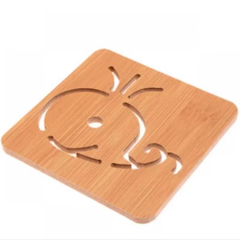 Wooden Table Mat Thermal Mat Table Mat Home Hot Mat Wooden Mat Casserole Pot Mat Creative Patterns Available