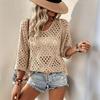 2026 Summer Women's Quick-Dry Loose Sun Protection Mesh Shirt - Versatile, Stylish, Slimming Commute Sweater