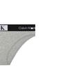 Calvin Klein Letter Jacquard Comfortable Bra And Triangle Panty Set Women Underwear Gray QF7218-050+QF7222-050