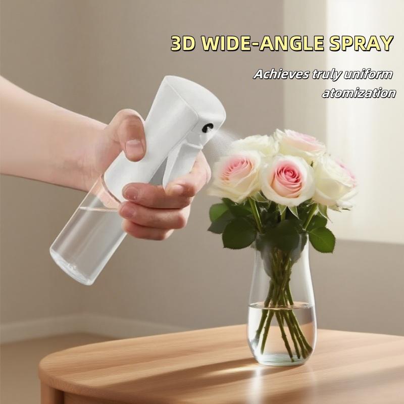 Gardening Press Type Atomizing Watering Spray Bottle Plastic Multi Functional Household Cleaning Beauty Hydrating Use Bottle
