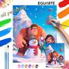 WreckIt Ralph Digital Oil Painting Art Kit Hand Painted Home Decor