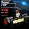 Rechargeable Induction Headband Headlamp - Super Bright, Long-Range, Outdoor Lighting Flashlight.