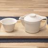 Tatara Teapot, 320cc, Pelican Pot, Matte White, Ceramic, Made In Japan, Product Number 23264