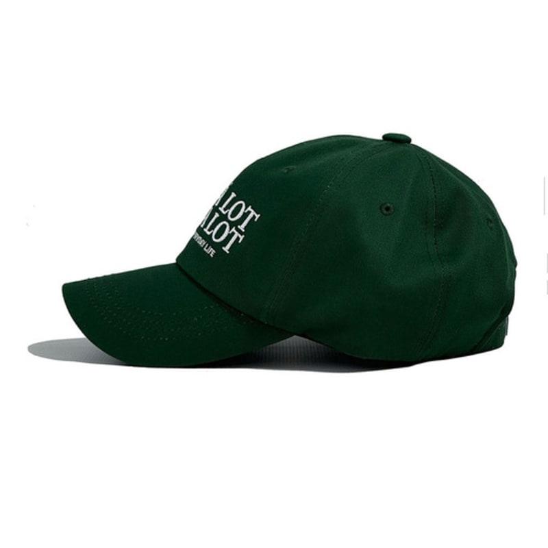 CASE A LOT Slogon Logo Ball Cap - Deep Green