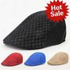 Unisex Summer Retro Beret Hat Hollow Mesh Breathable Front Hat Flat Sun Cap for Men Women Outdoor Casual Travel Golf Fishing Cap