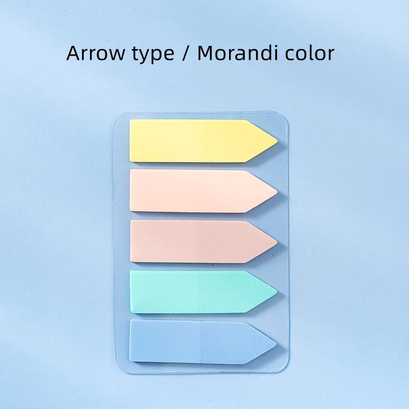 1pcs Translucent Index Stickers Multi Color Drawer Arrow Type Sticky Notes and Memo Pad Self Adhesive Diary School
