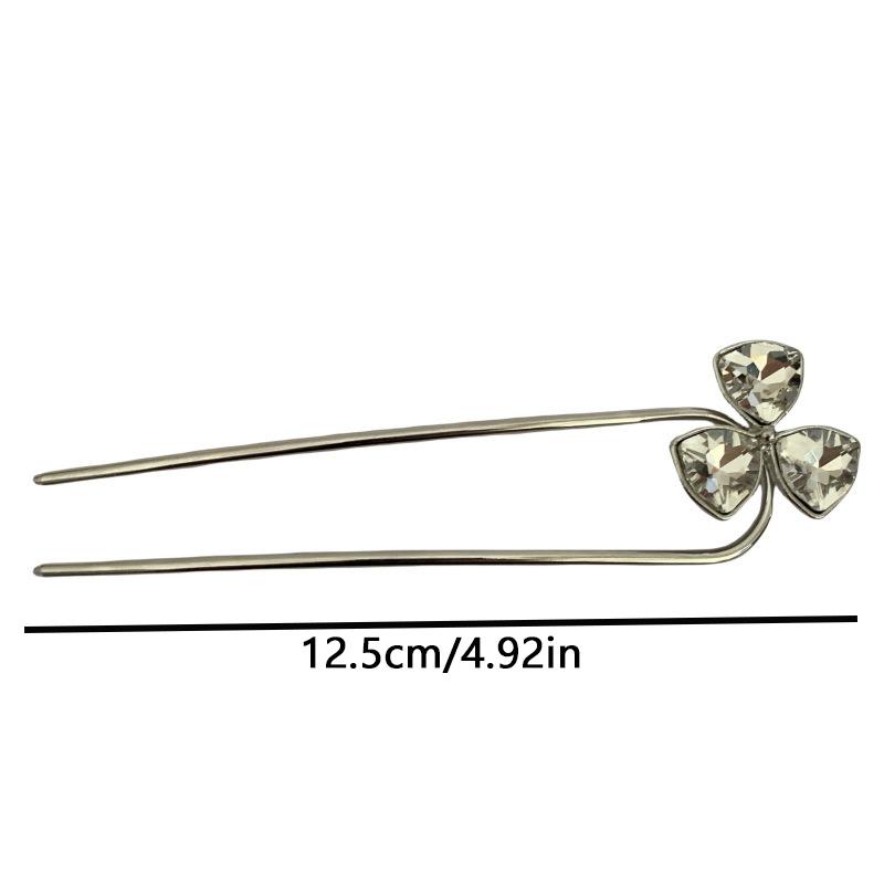 Ladies' elegant and shiny tassel hair clips, jewelry hair sticks, Hanfu wedding metal hair accessories, girls' hair accessories