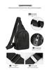 Men's Trendy Minimalist PU Leather Crossbody Bag – Large Capacity, Multi-layer, Casual Outdoor Sports Style