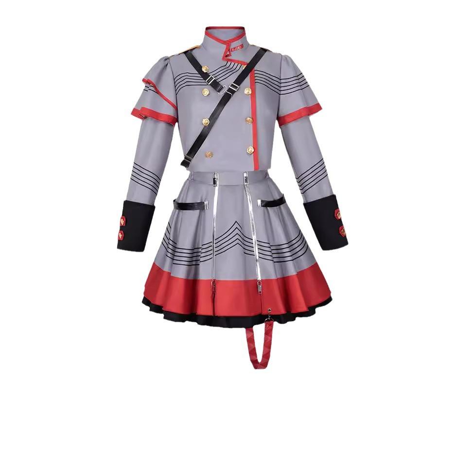 Anime Vtuber Kasane Teto Cosplay Costume Utau Clothing Synthesizer V Teto's Wig Halloween Virtual Singer Costume For Woman