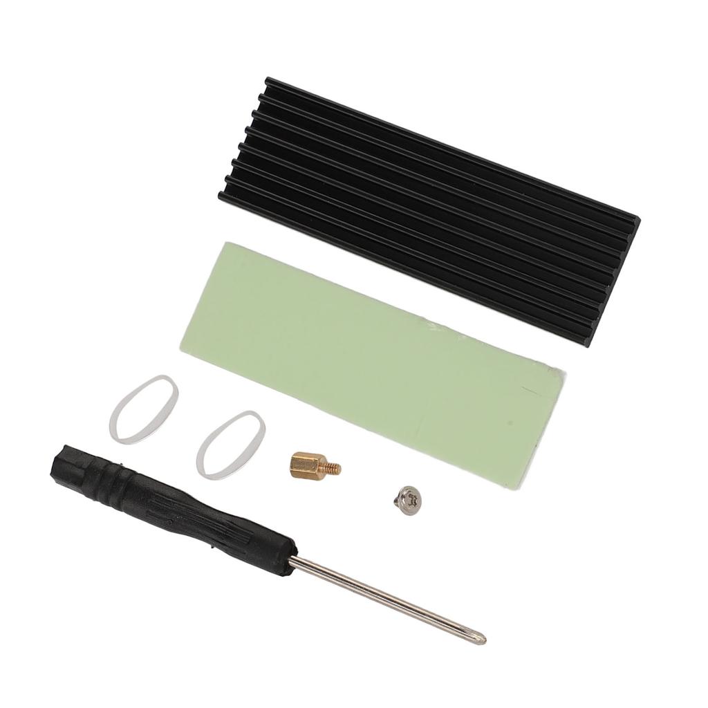 SSD Heatsink Aluminum Efficient Cooling Hard Drive Heat Sink for M.2 2280 Solid State Drive for Laptop PC