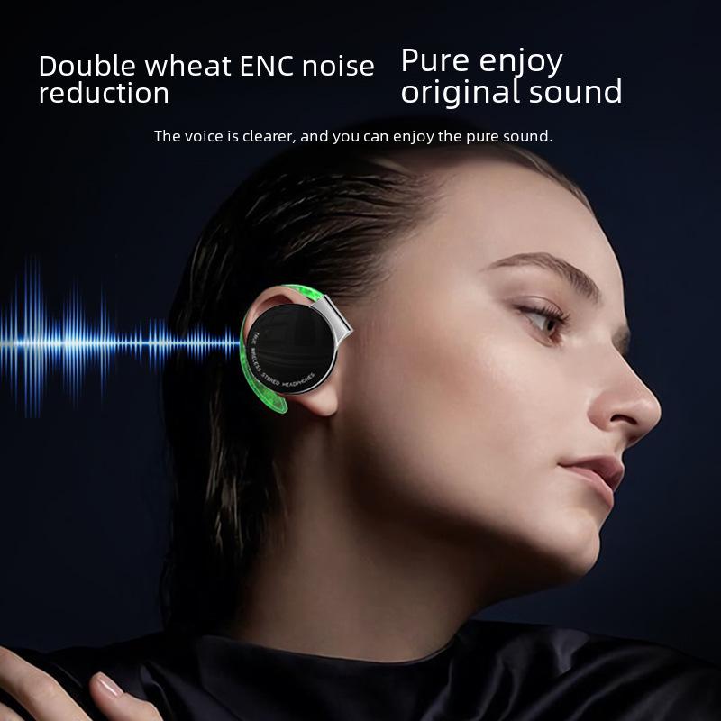 F2 Sports Kabelloses Bluetooth Knochenleitung Headset - TWS & Nachtlauflicht