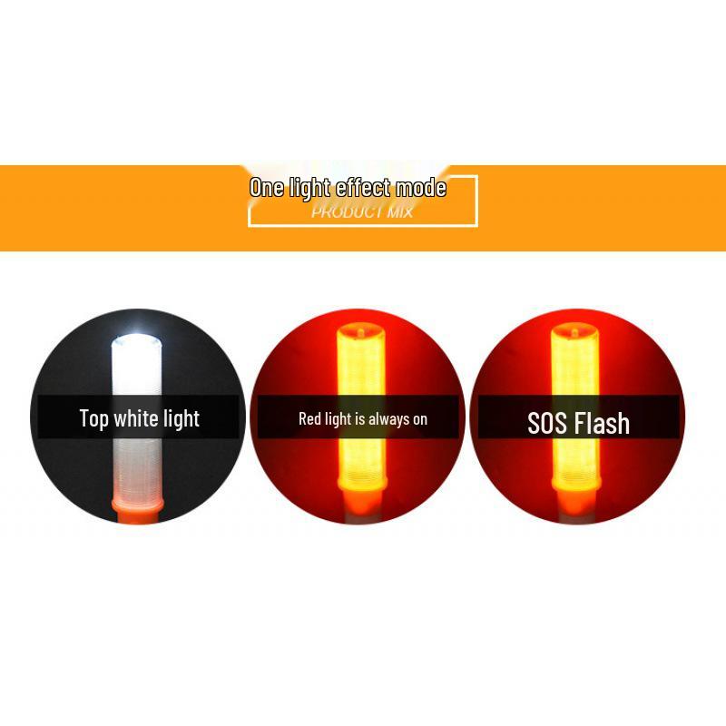 LED Magnetic Road Safety Warning Flashlight