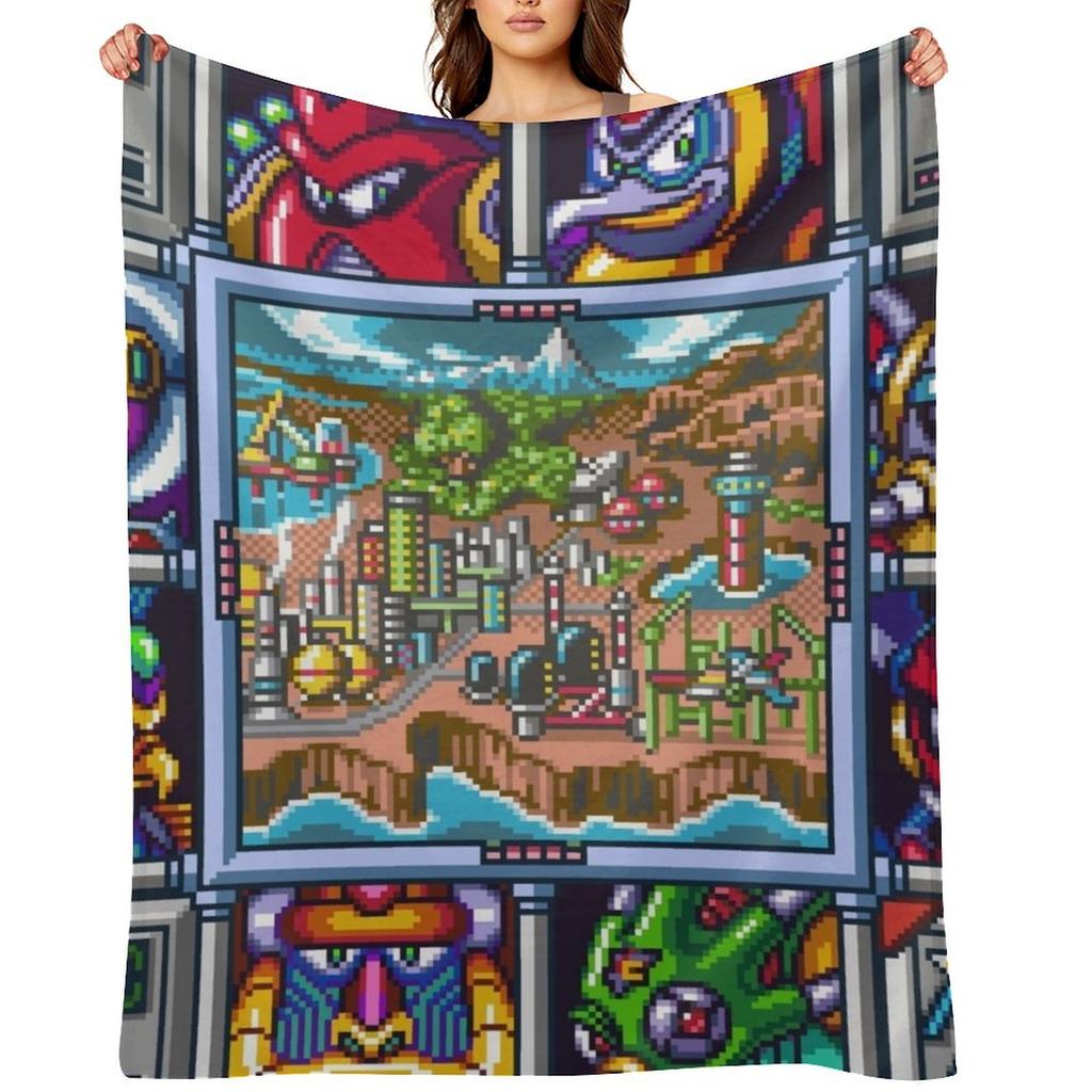 Stage Select Throw Blanket Tourist Flannels Soft Plush Plaid Thermal Blankets