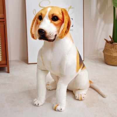 Simulation Beagle Puppe Großer Hund Plüschtier Puppe Wohnzimmer Ornamente Shooting Requisiten Puppen Geschenke
