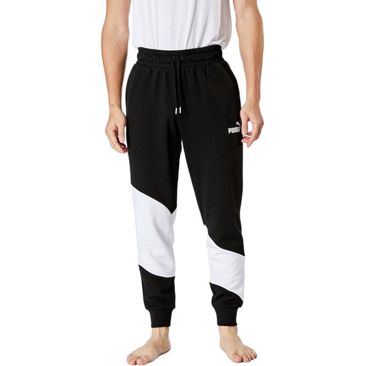 PUMA Logo Training Knit Track Pants Men Bottoms 675667-01