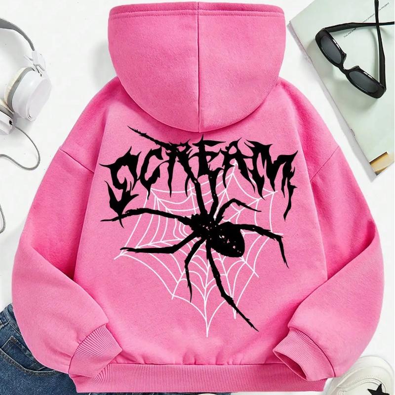 American Retro Style Girl Hoodies Casual Comfortable Loose Long Sleeve Tops Sweatshirts Cartoon Coat Autumn Winter Clothes