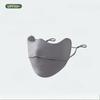 Ice Silk Sunscreen Mask, Female, Summer, Cool and Breathable, Eye Protection, UV Protection, Facial Contouring, Breathable Hole Mask