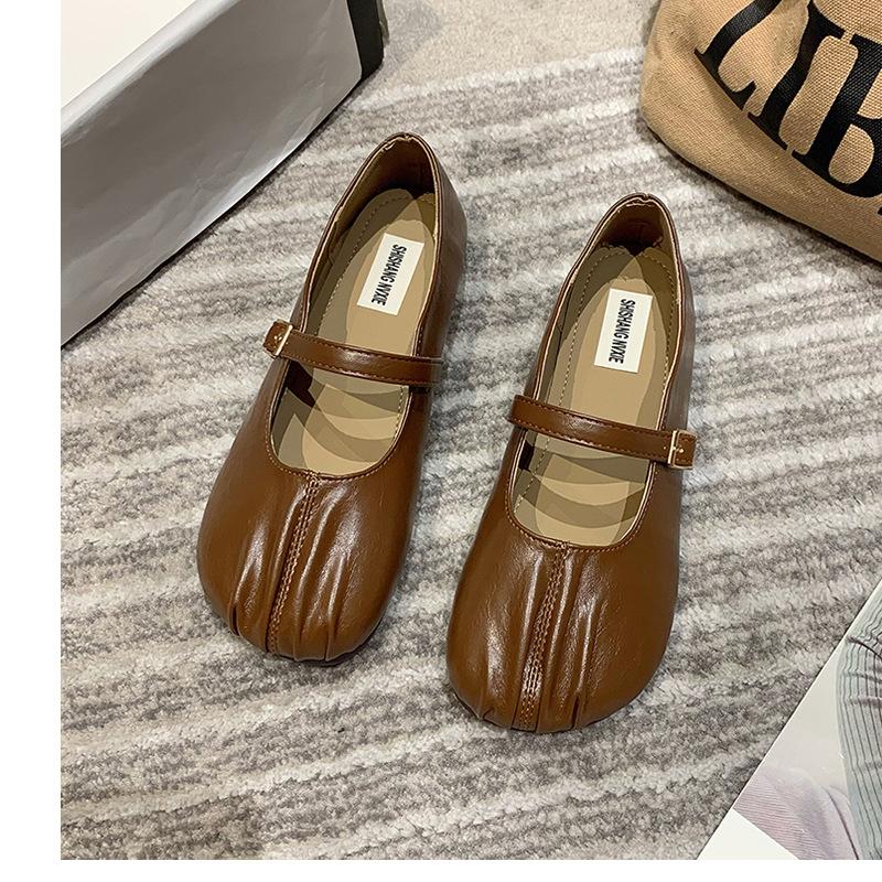 

Девочки круглый носок искусственная кожа pu повседневные женские модные одинарные туфли слипоны без каблука туфли на низком каблуке одинарные туфли женская обувь 40 коричневый