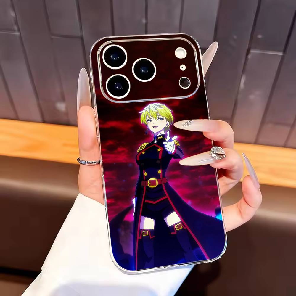Chained Soldier Phone Case For iPhone17,16,15,14,13,12,11 Plus,Pro Max Soft Transparent Cover