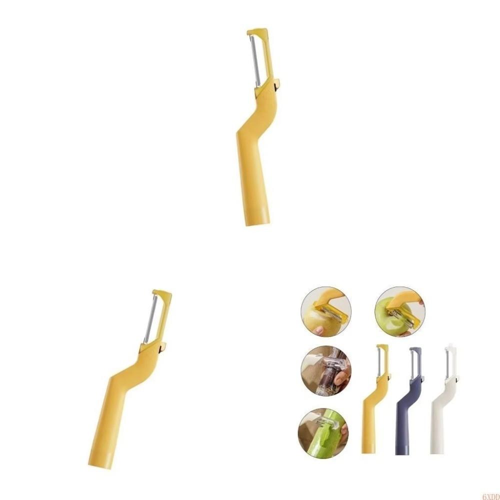 Ergonomic Handle 2-in-1 Fruit Peeler Rotatable Carrot Grater Multifunctional Peeler Cucumber