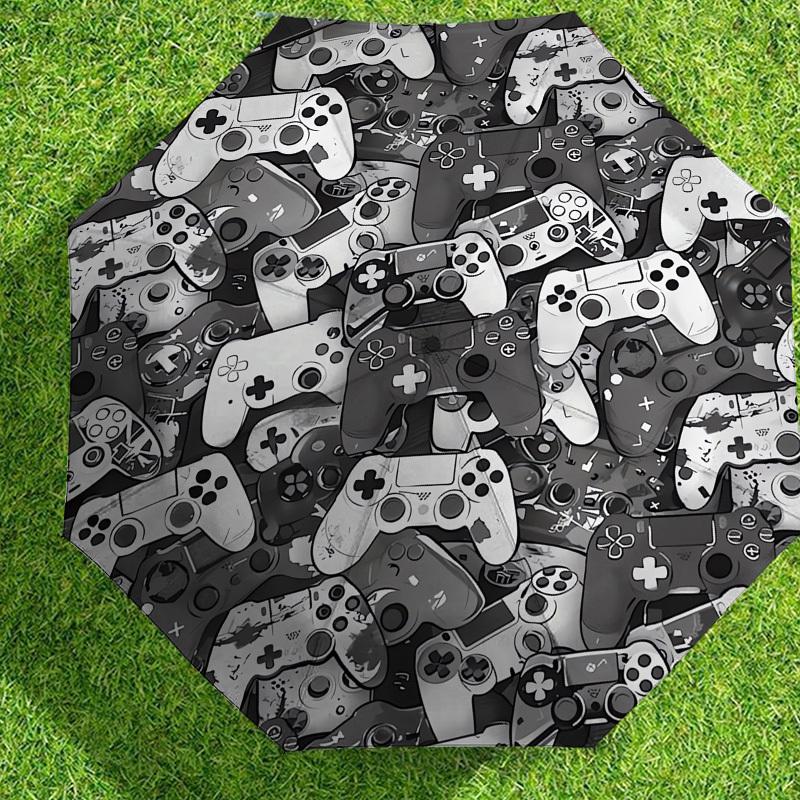 1ks Deštník s designem herního ovladače, Automatické otevírání a zavírání, Vysoce kvalitní cestovní deštník, c1128045