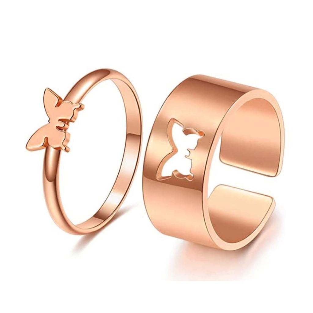 New ring Korean version geometric open ring simple temperament universal ring does not fade trendy jewelry