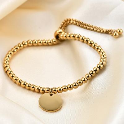 Bracciale per coppia All-Match da 15 mm con personalità della moda regolabile in acciaio al titanio