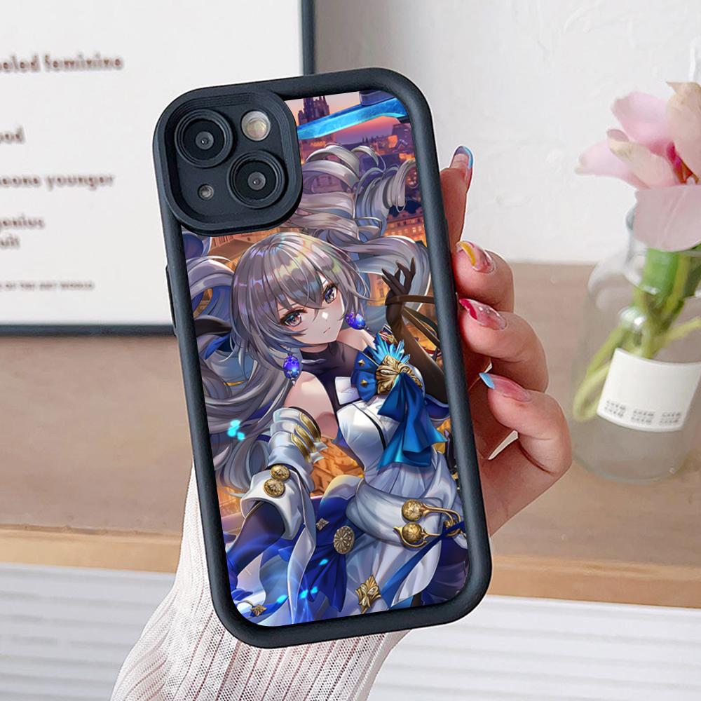 HSR Bronya Verdikte TPU Mobiele Telefoonhoesje voor iPhone 17 16 15 14 13 12 11 Air Pro Max Plus Kleurrijke Cover