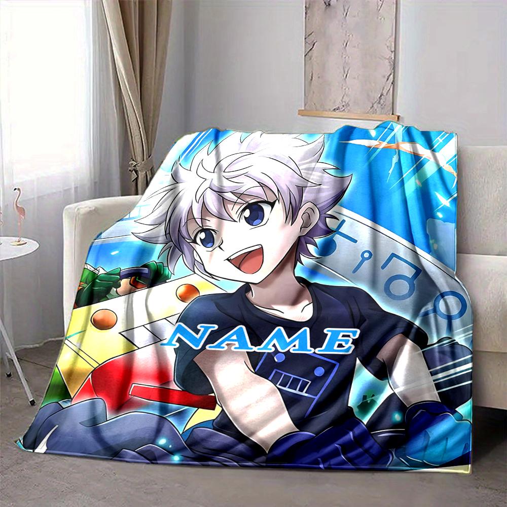 Custom 1pc Adventure Hunter World Blanket, Soft And Comfortable Blanket, Casual Warm, Camping Travel Blanket, Birthday Gift Q912134