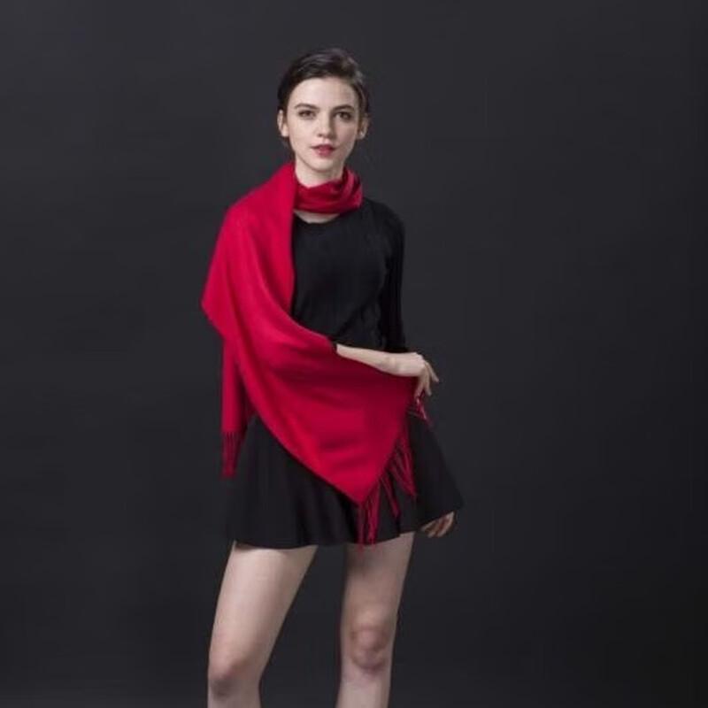 Chinese Red Ethnic Style Scarf