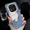 Retro Denim Pattern Soft Phone Case for Xiaomi Redmi Note 13 14 15 Pro Plus 12S 12 11S 11 11T 10S 10 Shockproof Cover Back Shell
